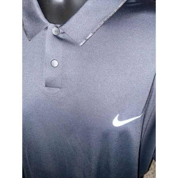 Nike Tiger Woods Collection Size XXL Black Golf Performance Polo Shirt - Picture 3 of 9